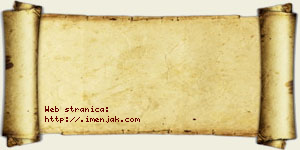 Jovana Kalinić vizit kartica